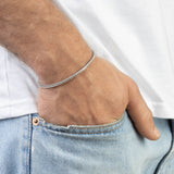 Pulsera de hombre, Acero inoxidable, Sin piedra