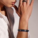 Pulsera de hombre, Acero inoxidable, Sin piedra