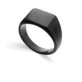 anillo de hombre, Acero inoxidable, Sin piedra